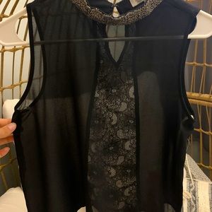 Lace Tank Top Formal NWT